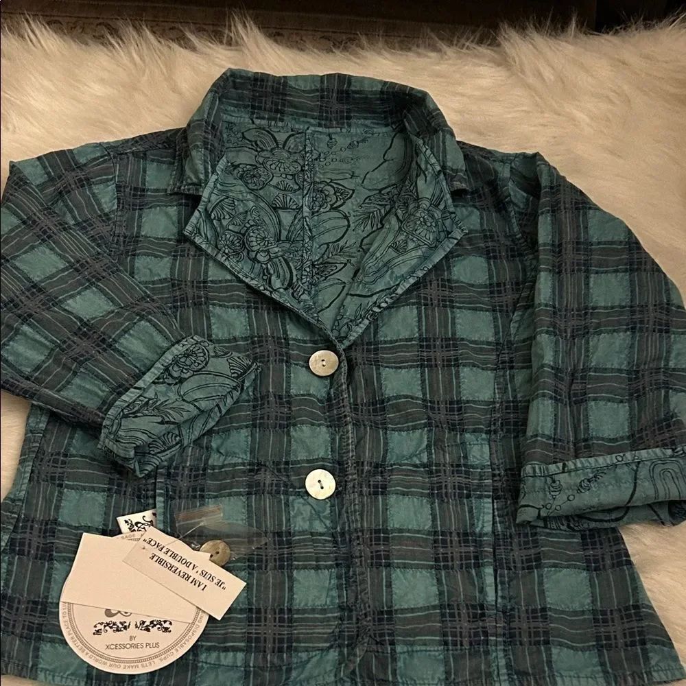 Parsley& sage Denim ivie reversible jacket size S